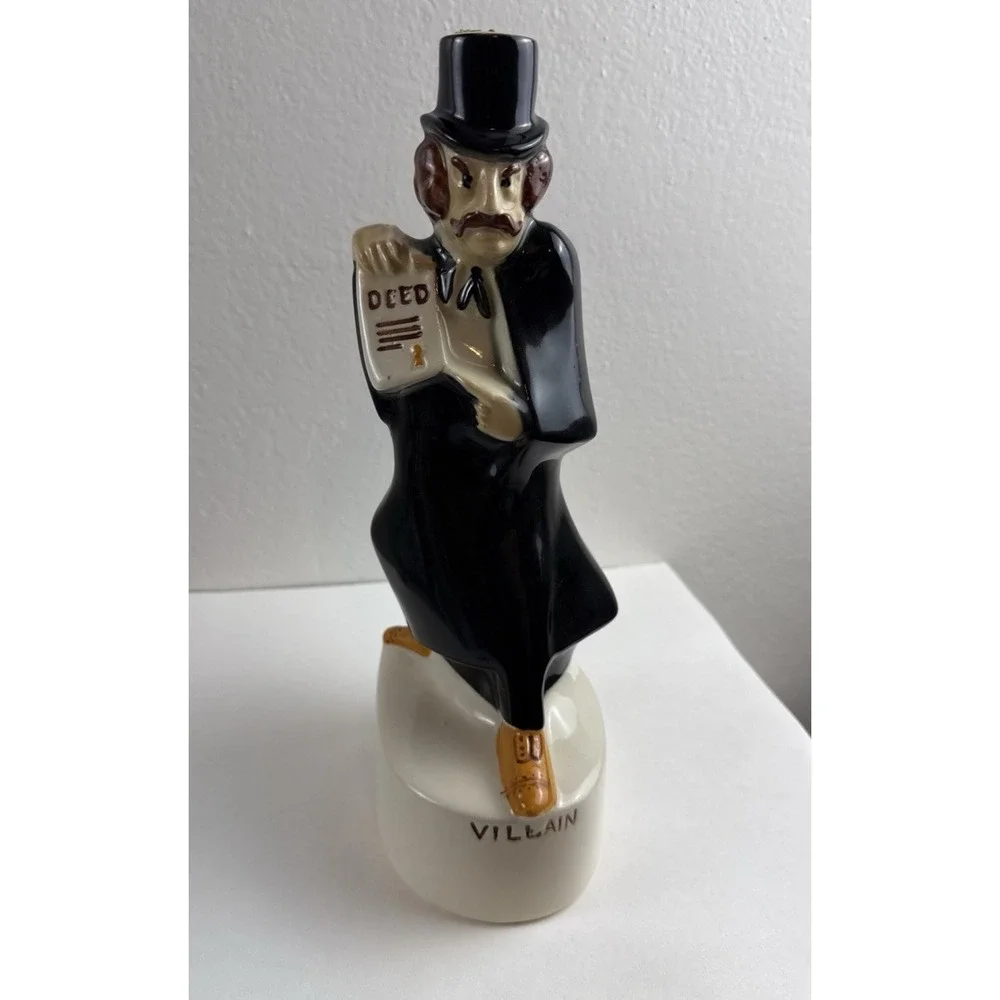 Vintage Royal Enfield Villain No 185 Porcelain Liquor‎ Decanter Kentucky Whiskey
